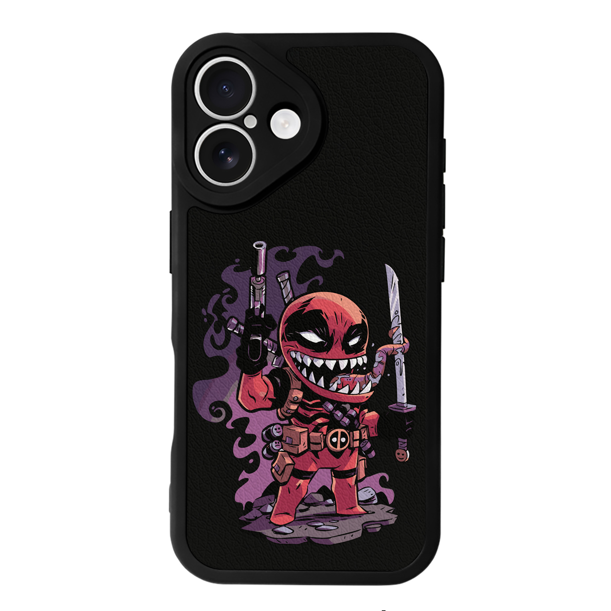 （画像用） アベンジャーズ The Avengers 【iPhone 16シリーズ対応】シリコンスマホケース（レザー調） 材質：シリコン